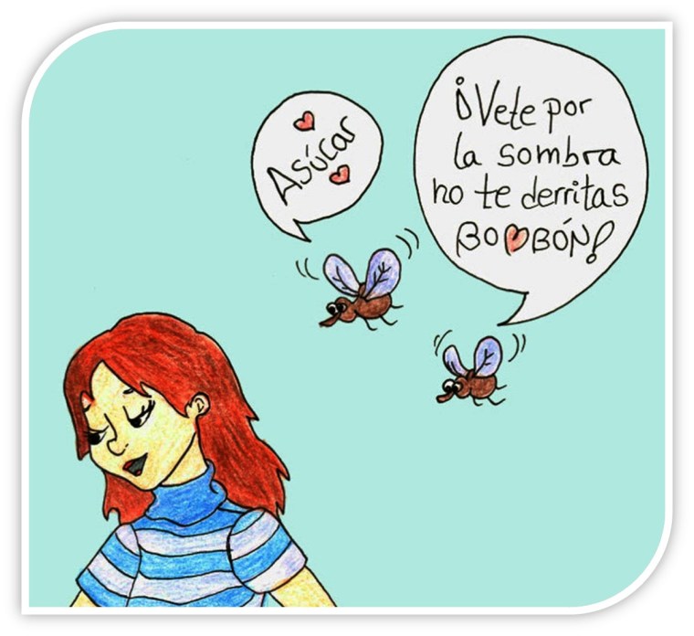 Pulgas 1, Yonosoygente, Historias reales, mundo surrealista, dejar que los bichejos se acerquen a mi, sangre dulce, fumigar 2