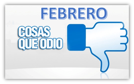 Yo no soy gente. odio febrero